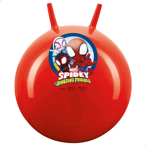 SPIDERMAN & FRIENDS PELOTA SALTARINA HINCHABLE