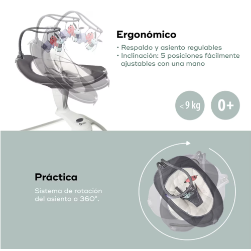 BABYMOOV BALANCELLE SWOON MOTION ZINC