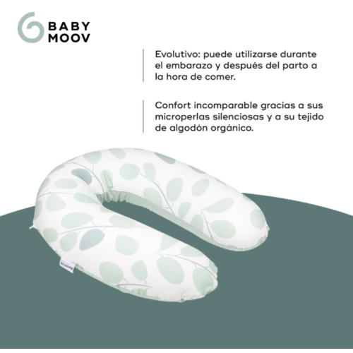 BABYMOOV COUSSIN MATERNIDAD BUDDY LEAVES AQUAGREEN