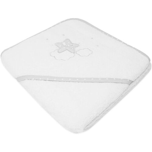 DUFFI BABY MAXICAPA BAÑO ESTRELLA PLATA 100%ALGODON