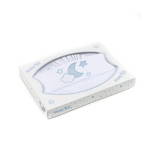 DUFFI BABY TRIPTICO MINICUNA LUNA AZUL