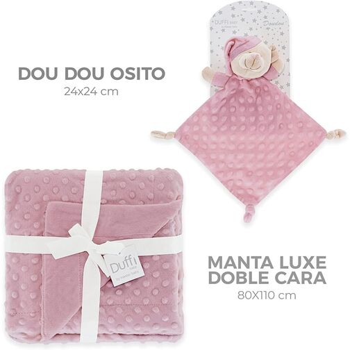 DUFFI BABY DOU DOU OSITO+MANTA MAQUILLAJE