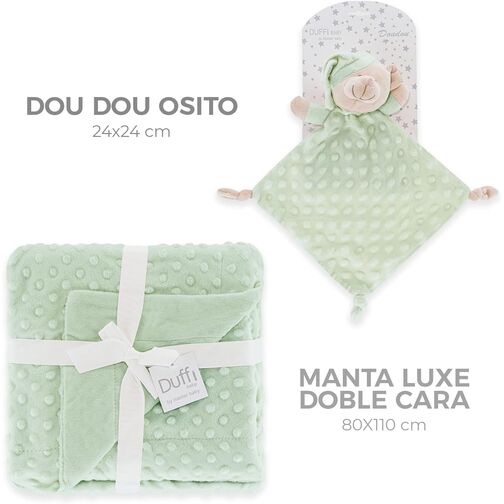 DUFFI BABY DOU DOU OSITO+MANTA MENTA