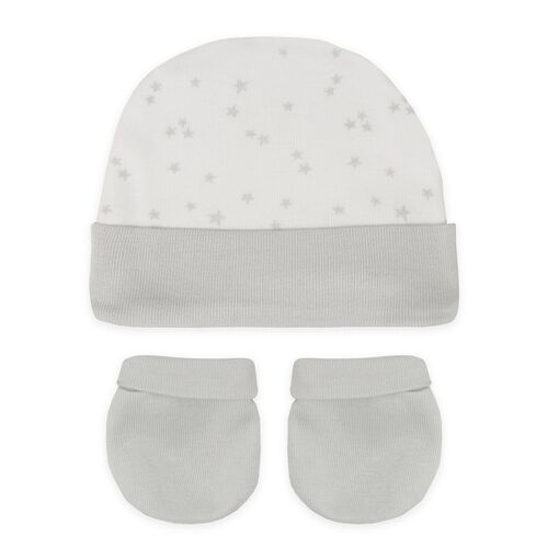 DUFFI BABY SET REGALO BAMBÚ 5 PZAS PLATA