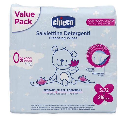 CHICCO TRIPACK TOALLITAS