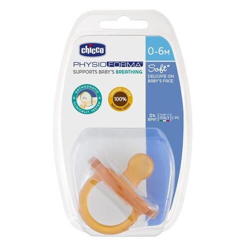 CHICCO CHUPETE PHYSIOFORMA SOFT CAUCHO 0-6