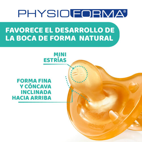 CHICCO CHUPETE PHYSIOFORMA SOFT CAUCHO 6-16