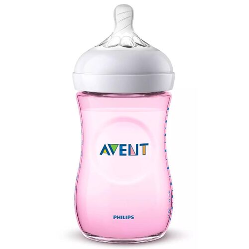 AVENT BIBERON NATURAL 260ML ROSADO