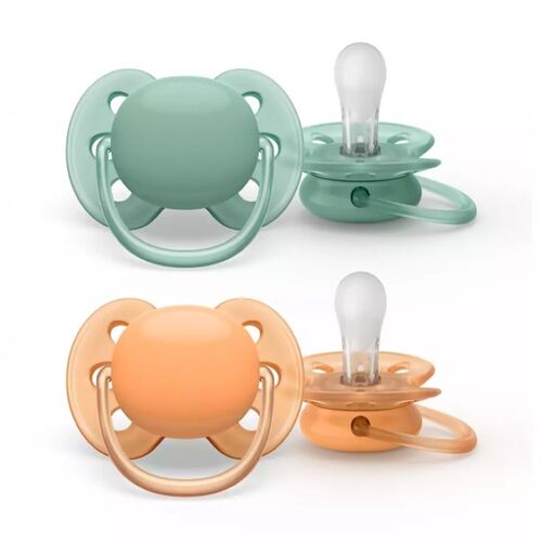 AVENT 2 CHUPETES ULTRA SOFT NEUTRO