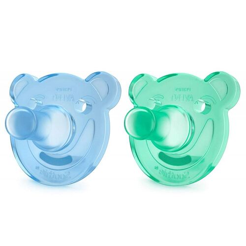 AVENT 2 CHUPETES SOOTHIE 100% DIL 3M+ NIÑO