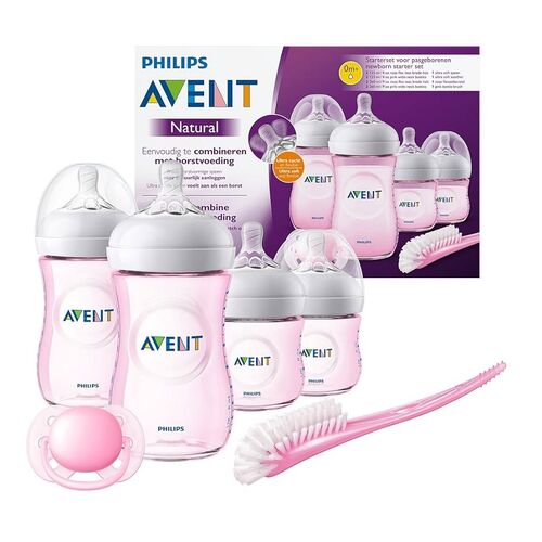 AVENT SET RECIEN NACIDO NATURAL ROSA