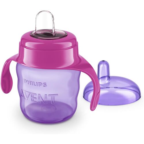 AVENT TAZA 200ML 6M+ ROSA