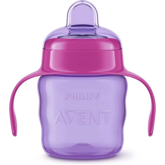 AVENT TAZA 200ML 6M+ ROSA