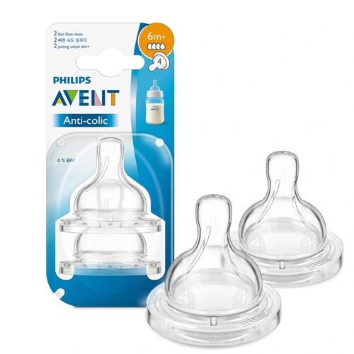 AVENT 2 TETINAS FLUJO RAPIDO