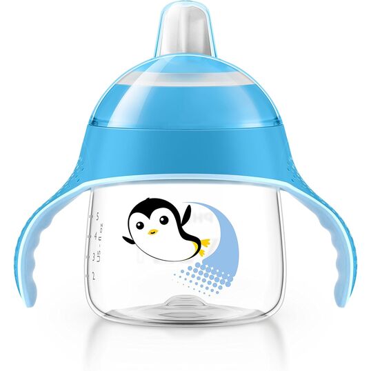 AVENT TAZA PINGUINO AZUL 200ML