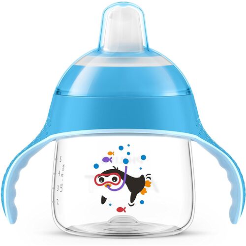 AVENT TAZA PINGUINO AZUL 200ML