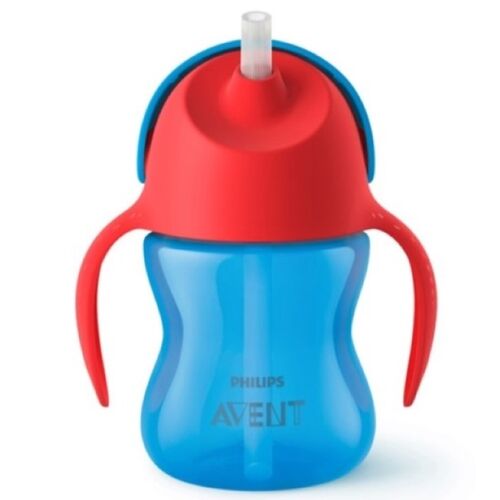 AVENT VASO PAJITA 210ML +6M AZUL