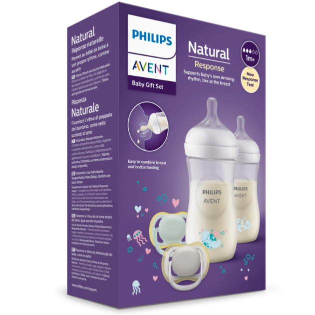 AVENT PACK NATURAL RESPONSE 2BIBERONES+2 CHUPETES