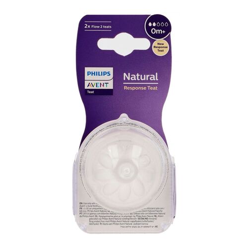 AVENT 2 TETINAS RESPUESTA NATURAL T3 FLUJO LENTO +0M