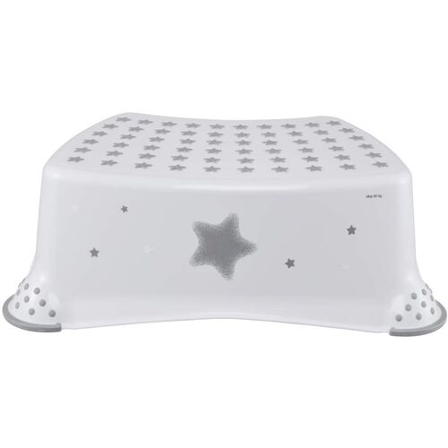 PLASTIMYR TABURETE BAÑO ESTRELLAS BLANCO