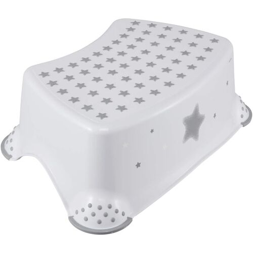 PLASTIMYR TABURETE BAÑO ESTRELLAS BLANCO