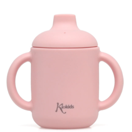 KIOKIDS TAZA 120ML SILICONA ROSA