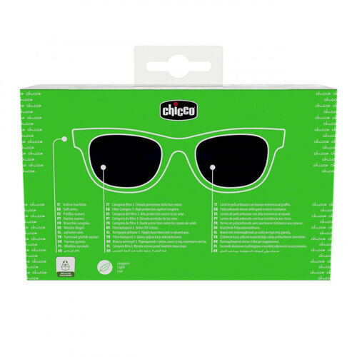 CHICCO GAFAS SOL TRANSPARENTE VERDE 24M+