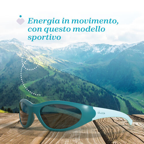 CHICCO GAFAS SOL VERDE AZUL 4Y+