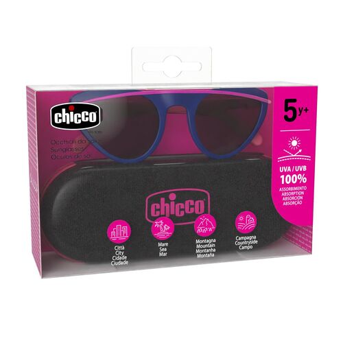 CHICCO GAFAS SOL ROSA AZUL 5Y+