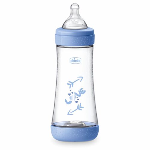 CHICCO BIBERON PERFECT5 4M+ 300ML AZUL