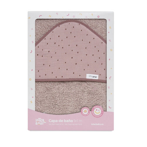INTERBABY CAPA BAÑO PUNTOS MAQUILLAJE