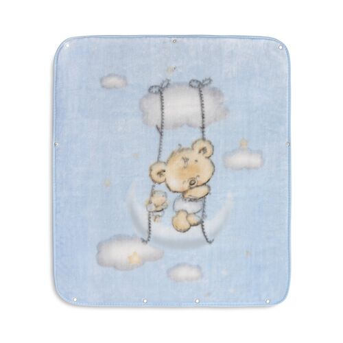 MANTA BABY SACO RACHEL OSITO NUBE AZUL