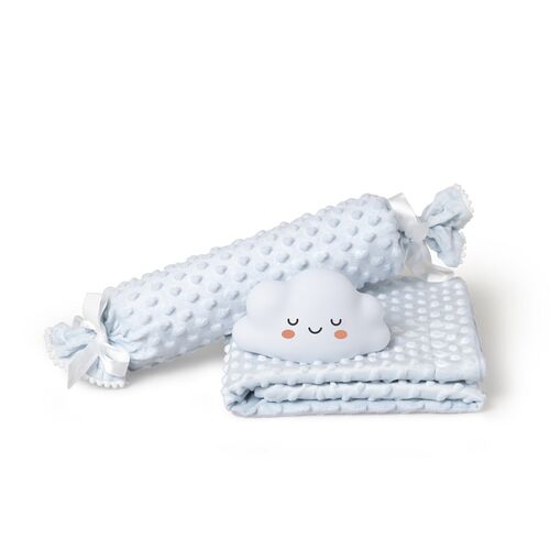 INTERBABY MANTA+ANTIVUELCO+LAMPARA AZUL ...