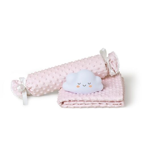 INTERBABY MANTA+ANTIVUELCO+LAMPARA ROSA ...