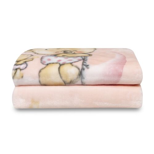 INTERBABY MANTA RACHEL OSITO NUBE ROSA