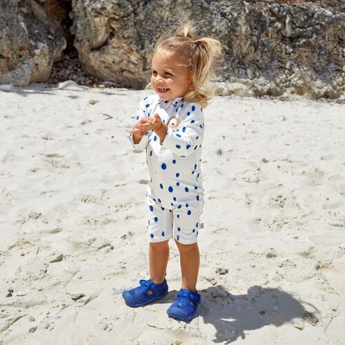 LASSIG SHORT SUNSUIT SPOTS/BLUE 13-18