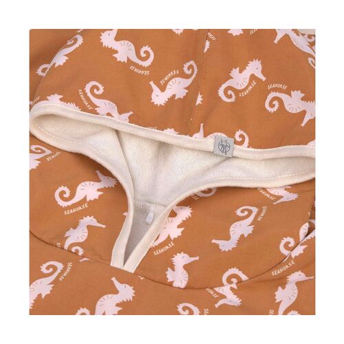 LASSIG PONCHO BAÑO SEAHORSE CARAMEL