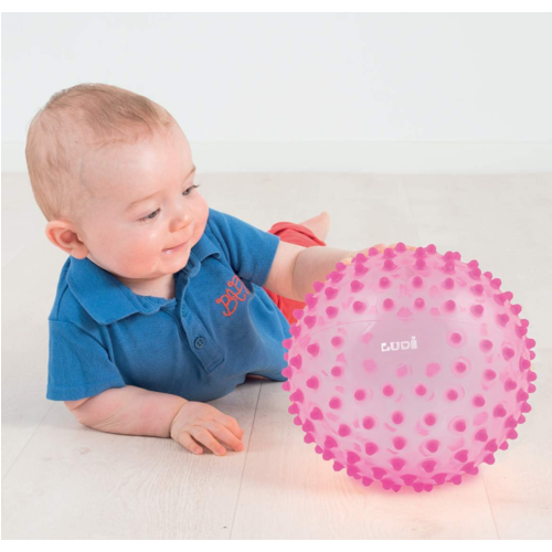 LUDI PELOTA ESTIMULACION SENSORIAL ROSA