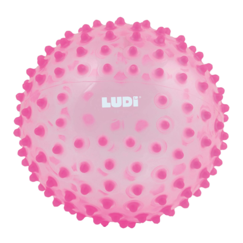 LUDI PELOTA ESTIMULACION SENSORIAL ROSA