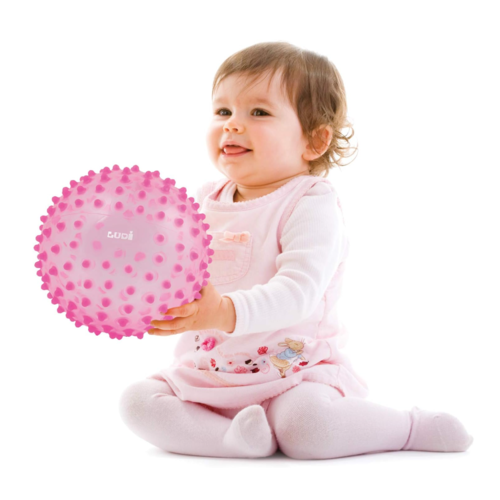 LUDI PELOTA ESTIMULACION SENSORIAL ROSA