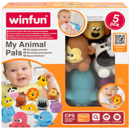 WINFUN PK 5 ANIMALES GRANJA/JUNGLA
