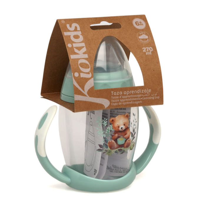 KIOKIDS TAZA APRENDIZAJE 270 ML STEP 1 SAGE