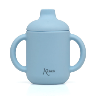KIOKIDS TAZA SILICONA AZUL