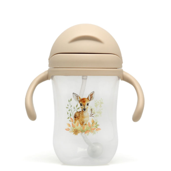 KIOKIDS TAZA APRENDIZAJE BEIGE 300ML