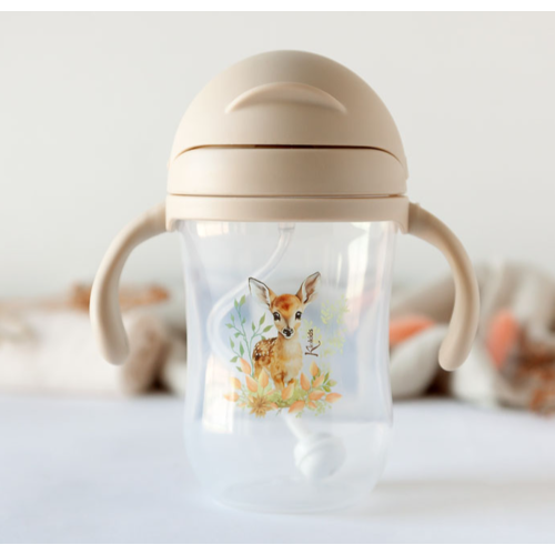 KIOKIDS TAZA APRENDIZAJE BEIGE 300ML
