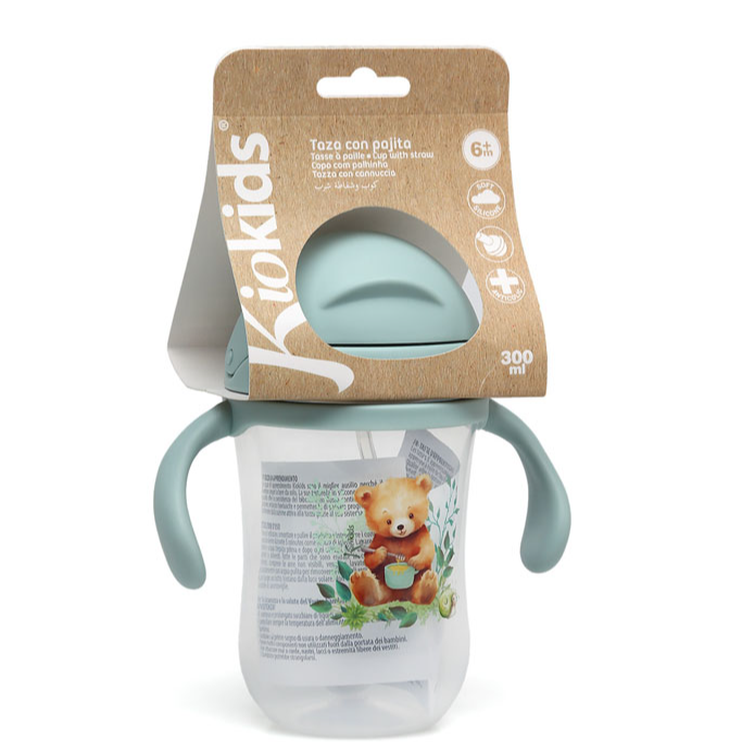 KIOKIDS TAZA APRENDIZAJE SALVIA 300ML