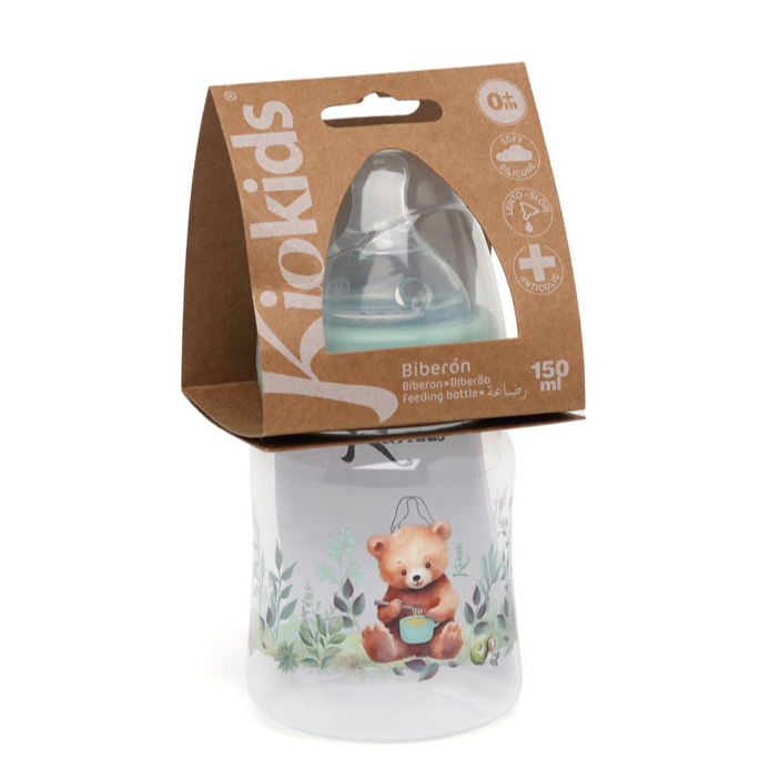 KIOKIDS BIBERON 150ML SAGE +0M
