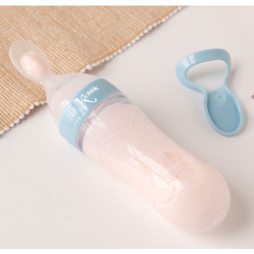 KIOKIDS CUCHARA DISPENSADORA 90ML AZUL