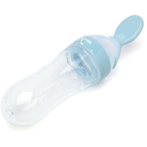 KIOKIDS CUCHARA DISPENSADORA 90ML AZUL