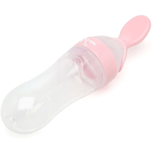 KIOKIDS CUCHARA DISPENSADORA 90ML ROSA
